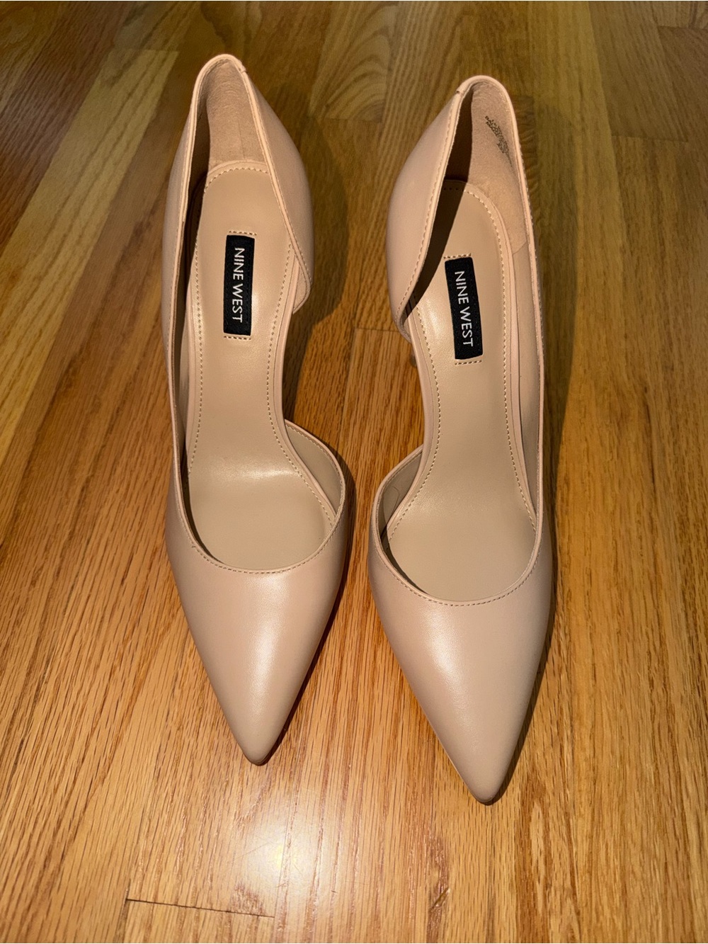 Nine West Blush/Taupe Pointed-Toe Pumps